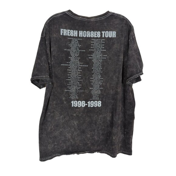 Colortone Garth Brooks Black T-shirt XL Fresh Horses Tour 1996-1998 Distressed‎ - Picture 2 of 9